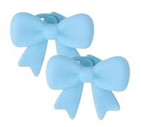 Cute Audio Headphone Accessories | 3D Bow-Shaped Silicone Cosplay Accessory | 2 Pieces Headphone Attachment - For Study, Work, Travel, Travel, Party and Streaming