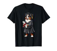 Cute Australia Shepherd Dog Graduation T-Shirt