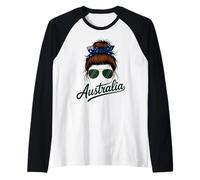 Cute Australia Trip Sydney Girl Vacay Mom Pride Spirit Raglan Baseball Tee