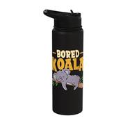 Cute Australian Animal Koala Bears Bored Koala Stainless Steel Insulated Water Bottle
