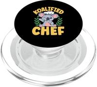 Cute Australian Animal Koala Bears Koalified Chef PopSockets PopGrip for MagSafe
