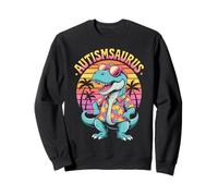 Cute AUTISM SAURUS REX Dino Autism Teacher Peace Love Unique Sweatshirt