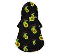Cute Avocado Dog Hoodie Luxury Dog Clothes Winter Dog Jacket Pet Clothes Hoodie French Bulldog Teddy Pug Puppy Clothes S