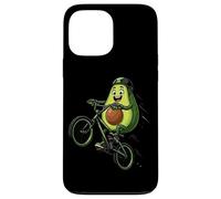 Cute Avocado On Bicycle Funny Guacamole Rider Case for iPhone 13 Pro Max
