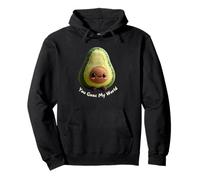 Cute Avocado You Guac My World Kawaii Food Pun Mexican Pullover Hoodie