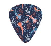 Cute Axolotl,12 Pcs Guitar Pick,3 Different Thickness Plectrums for Acoustic Guitar Bass Ukulele (0.46mm 0.96mm 0.71mm)