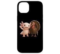 Cute Axolotl and Turkey Thanksgiving Friends Autumn Season Case for iPhone 14 Plus