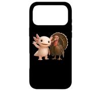 Cute Axolotl and Turkey Thanksgiving Friends Autumn Season Case for iPhone 17 Pro Max