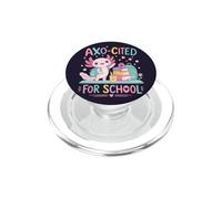 Cute Axolotl Back to School Student First Day Fun PopSockets PopGrip for MagSafe