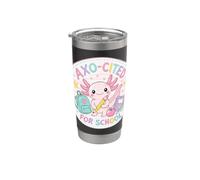 Cute Axolotl Back to School Student Pastel School Stainless Steel Insulated Tumbler