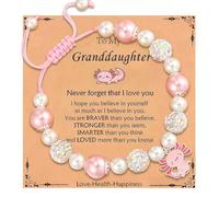 Cute Axolotl Bracelet Set, The Dream gift For women Birthday Christmas gifts Adjustable Axolotl Pearl Bracelet Accessory Axolotl Pendant Decoration Gift Card Full of Sincerity, One Size, Plastic, No