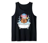 Cute Axolotl Capybara Bath Animal Lover Pet Aquatic Friends Tank Top