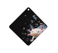 Cute Axolotl Car Air Freshener Decorative Hanging Aromatherapy Tablets for Car Trucks Rhombus