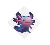 Cute Axolotl Glowing Car Air Freshener Aromatherapy Tablet Hanging Decor for Rearview Mirror Dorm