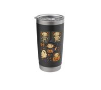Cute Axolotl Halloween Costume Spooky Fun Stainless Steel Insulated Tumbler