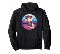 Cute Axolotl it`s Magic Cute Magical Axolotl Wizard Witch Pullover Hoodie