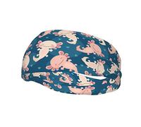 Cute Axolotl Kawaii Pattern Headbands Sports Sweatband Athletic Exercise Bands Turban Hair Head For Men Women Yoga Fitness