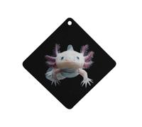 Cute Axolotl Mexican Walking Fish Printed Car Air Fresheners Long Lasting Hanging Ocean Scented Cards Tablets for Closet Bathroom