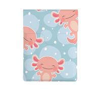 Cute Axolotl, PU Leather Laptop Sleeve, Notebook Bag Laptop Case Sleeve Tablet Briefcase