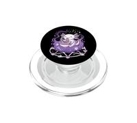 Cute Axolotl Ramen Kawaii Anime Noodle Art PopSockets PopGrip for MagSafe