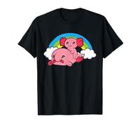 Cute Axolotl Riding Blobfish T-Shirt