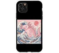 Cute Axolotl Sea Monster Great Wave Anime Case for iPhone 11 Pro Max