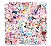 Cute Axolotl Stickers 100 pcs for Girls, Vsco Aesthetic Vinyl Stickers Pack for Scrapbook Notebook Laptop Suitcase Guitar Skateboard