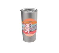 Cute Axolotl Students School Student Questions Axelotl Lover Stainless Steel Insulated Tumbler