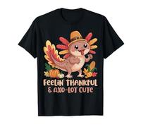 Cute Axolotl Thanksgiving T-Shirt