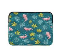 Cute Axolotls Computer Laptop Bag, Protective Padded 15.6 Inch Laptop Bag for Women