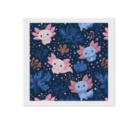 Cute Axolotls Pattern Funny Diamond Art Painting Kit