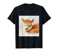 Cute Baby Alpaca Sleeping Llama Animal Lover Value Graphic T-Shirt