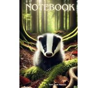 Cute Baby Badger Notebook - Adorable idea for Kids who Love Animals: Fun and Creative - Perfect for Writing, Drawing, and School Notes!