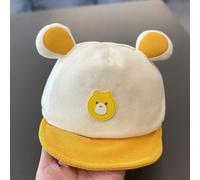 Cute Baby Baseball Caps | Cute Baseball Caps for Toddler - Sun Protection Adjustable Headwear for 6-Month to 3-Year Boys Girls Sons Daughters Yellow