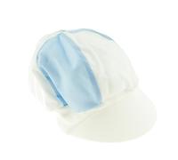 Cute Baby Boys Kids Infant Newborn Babies Childrens Toddler Peak Beanie Summer Beach Sunhat Sun Protection Snapback Baseball Hat Baker Boy Cap 3 6 9 Months (6-9 Months Large, Pale Blue White)