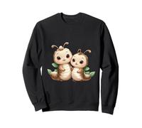 Cute Baby Caterpillars Hugging Adorable Larvae Sweatshirt