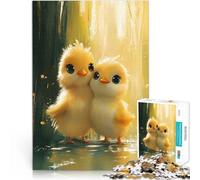 Cute Baby Chicks1000 Piece Jigsaw Puzzle for Adults Decompressing Intellectual Educational Toy Gifts Ideas 38x26cm
