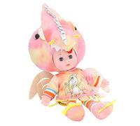 Cute Baby Dinosaur Doll Singing Birthday Songs for Girls and Boys, 15.7 Inch Stuffed Animals for Boys and Girls (Pink)