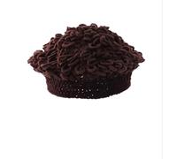 Cute Baby Doll Wig Hat Children's Fun Novelty Ramen Curl Hair Explosion Head Knitted Wool Hat