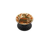 Cute Baby Dragon Books Autumn Lore Fall Oak Leaves Acorns PopSockets Adhesive PopGrip