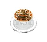Cute Baby Dragon Books Autumn Lore Fall Oak Leaves Acorns PopSockets PopGrip for MagSafe