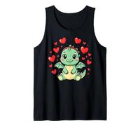 Cute Baby Dragon Hearts Adorable Mythical Creature Tank Top
