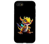 Cute Baby Dragon with Big Eyes Fantasy Cartoon Style Case for iPhone SE (2020) / 7/8