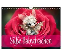 Cute baby dragons UK-Version (Wall Calendar 2026 DIN A4 Landscape), CALVENDO 12 Month Wall Calendar