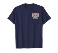 Cute Baby Elephant Pocket Pal Funny Elephant Wild Animal T-Shirt