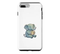 Cute Baby Elephant Reading Map Travel Adventure Explorer Case for iPhone 7 Plus/8 Plus