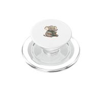 Cute Baby Elephant with Backpack Hiking School Adventure PopSockets PopGrip for MagSafe