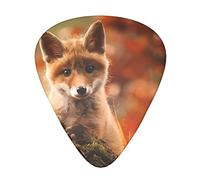 Cute Baby Fox Guitar Plectrums 12 Pieces Set =>> Comfortable In The Hand With Smooth Edges Three Thicknesses To Match