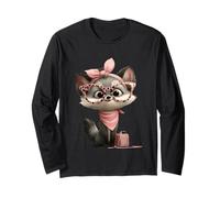 Cute Baby Fox Kawaii Girly Character Stylish Animal Graphic Long Sleeve T-Shirt