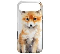 Cute Baby Fox Watercolor Design Foxes Animal Lover on White Case for iPhone Air